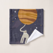 Set de toallas Animals Outer Space Bad Handdoek (Wasdoekje)
