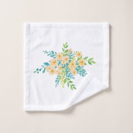Set de toallas "Flores del campo" Bad Handdoek (Wasdoekje)