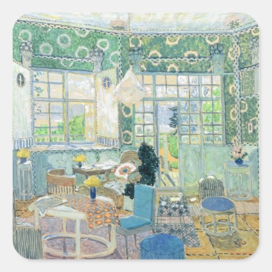 Set design voor Ibsen's toneelstuk 'Little Vierkante Sticker (Voorkant)