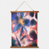 Set Floral Waterverf schilderijen Hangend Wandkleed (Voorkant 2)