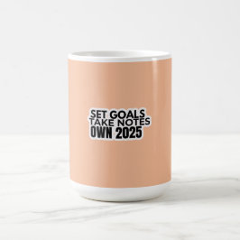Set Goals. Take Notes. 2025 Mug Koffiemok