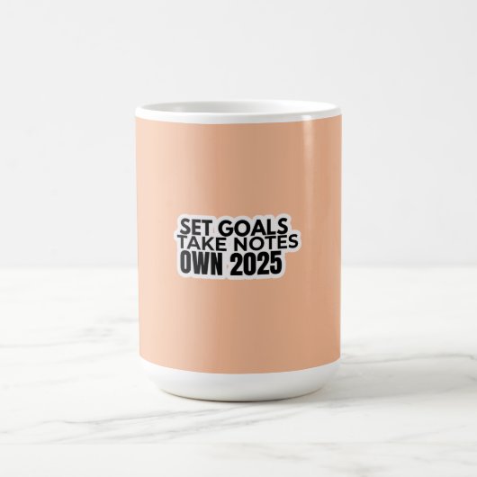 Set Goals. Take Notes. 2025 Mug Koffiemok (Center)