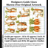 Set grillige konijnenparen & wortels DC1 Decoupage Tissuepapier