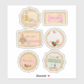  set handvaartuigen, aangepast snijden sticker (Vel)