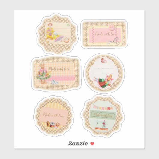  set handvaartuigen, aangepast snijden sticker (Vel)