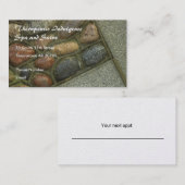 Set in Stone foto Afsprakenkaartje (Voorkant / Achterkant)