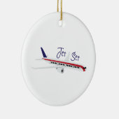 Set Jet Keramisch Ornament (Rechts)