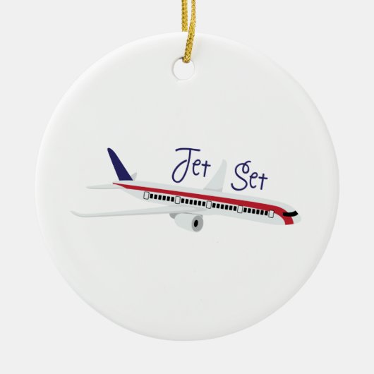 Set Jet Keramisch Ornament (Voorkant)