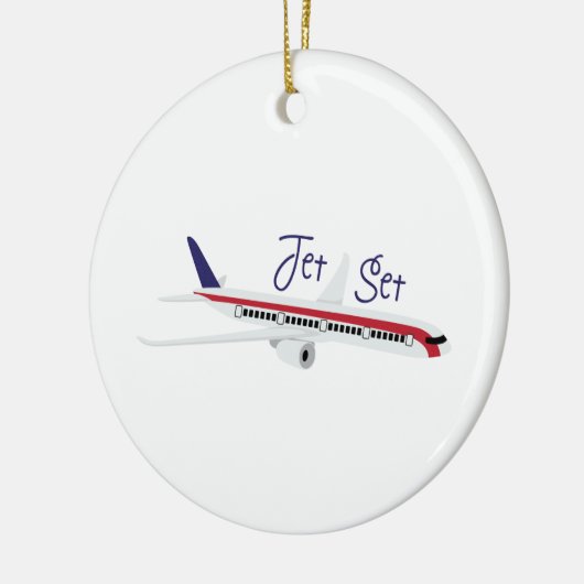 Set Jet Keramisch Ornament (Links)