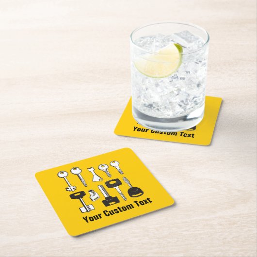 Set Keys Kartonnen Onderzetters (Insitu)