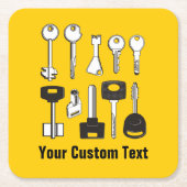 Set Keys Kartonnen Onderzetters (Voorkant)