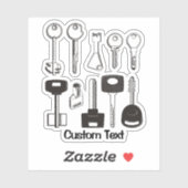 Set Keys Sticker (Vel)