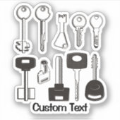 Set Keys Sticker (Voorkant)