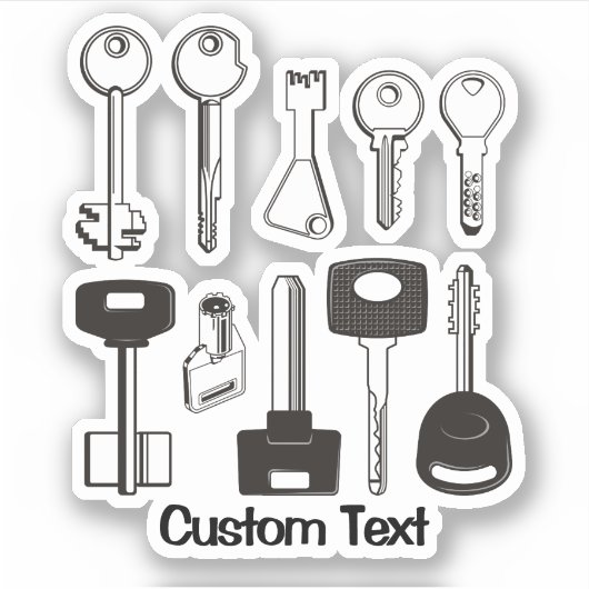 Set Keys Sticker (Voorkant)