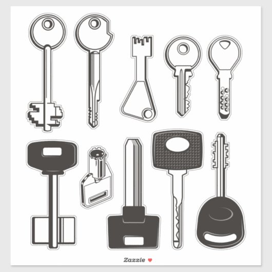 Set Keys Sticker (Vel)