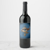 Set levensmiddelen- en dranklabels wijn etiket (Voorkant)