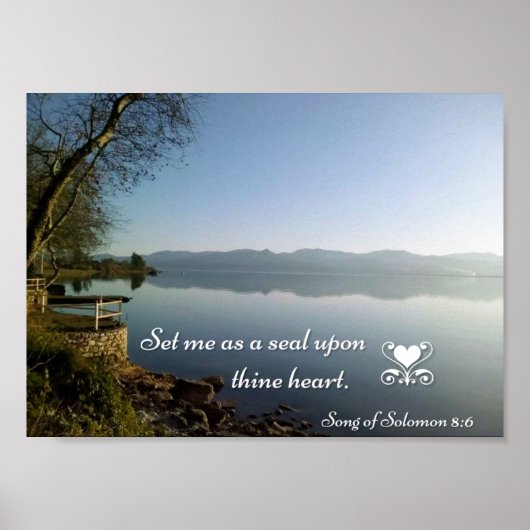 Set Me As A Seal Upon Thine Heart Poster (Voorkant)