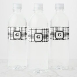 Set met voedings- en dranklabels waterfles etiket