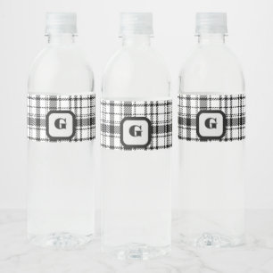 Set met voedings- en dranklabels waterfles etiket