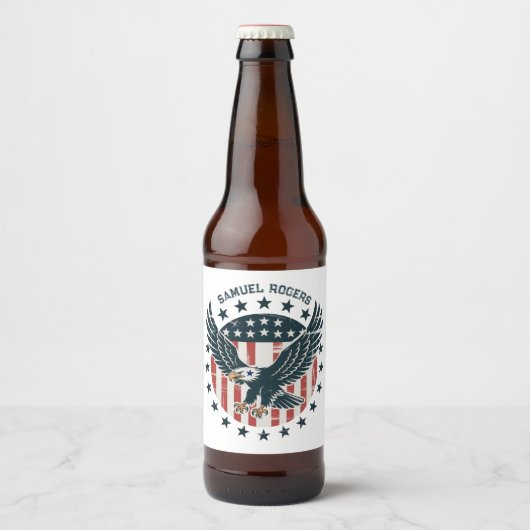 Set met voedsel- en dranklabels bier etiket (Voorkant)