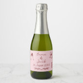 Set met voedsel- en dranklabels sparkling wijnetiket (Voorkant)