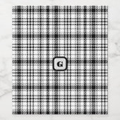 Set met voedsel- en dranklabels wijn etiket (Enkel label)