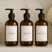 Set of 12 Personalized Waterproof Household Labels