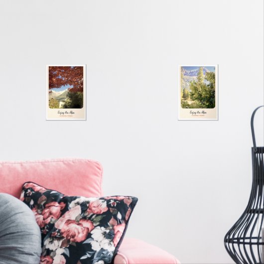 Set of 2 Nature Photo Posters | 5×7 Botanical Wall (Woonkamer)