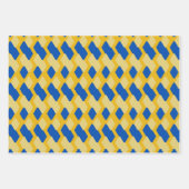 Set of 3 floral and geometric Wrapping Paper (Voorkant)