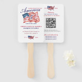 Set of Fans Handwaaier (Voorkant en achterkant)