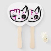 Set of Fans Handwaaier (Voorkant en achterkant)