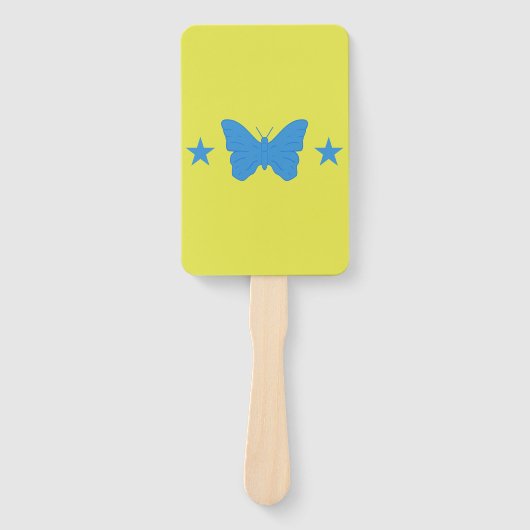 Set of hand fans with flag of Bady Bassit Handwaaier (Voorkant)