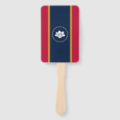 Set of hand fans with flag of Mississippi, USA Handwaaier (Voorkant)