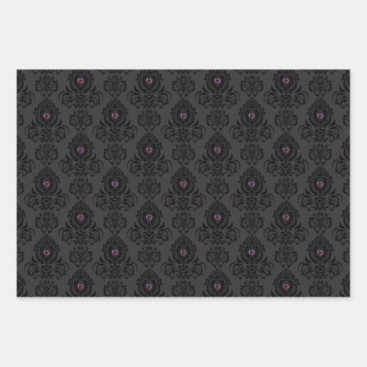  Set of Romantic Goth Valentine  Inpakpapier Vel (Voorkant 2)