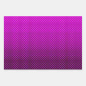 Set, papieren retro, retro, polka dot, gradiënt, r inpakpapier vel (Voorkant)