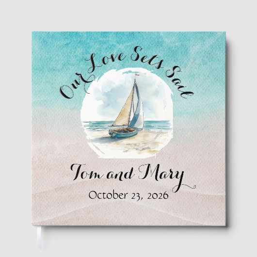 Set Sail Guest Book Gastenboek (Voorkant)