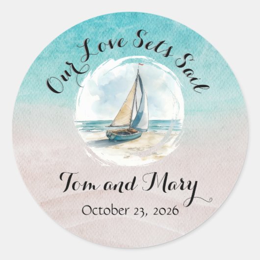 Set Sail Sticker (Voorkant)