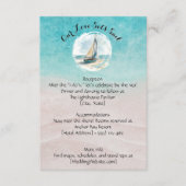 Set Sail Wedding Enclosure Kaart (Voorkant)