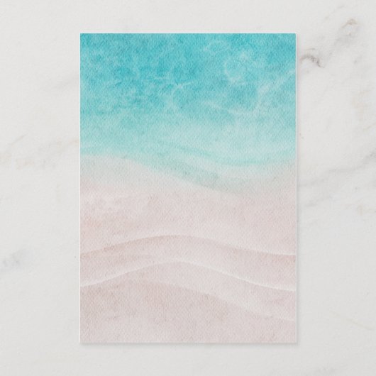 Set Sail Wedding Enclosure Kaart (Achterkant)