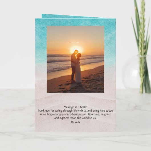 Set Sail Wedding Programma (Achterkant)