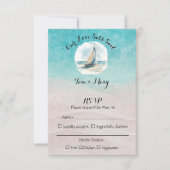 Set Sail Wedding RSVP (Voorkant)