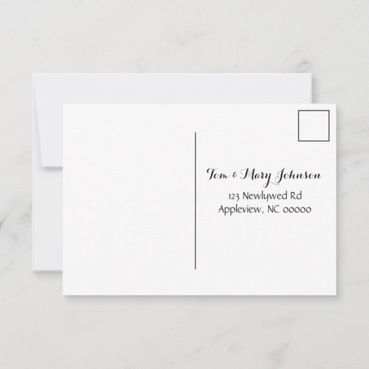 Set Sail Wedding RSVP (Achterkant)