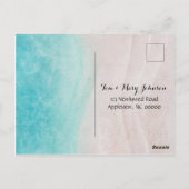 Set Sail Wedding RSVP Briefkaart (Achterkant)