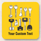 Set Sleutels Bier Onderzetter (Voorkant)