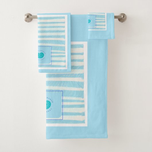 Set tre asciugamani bagno bad handdoek (Insitu)