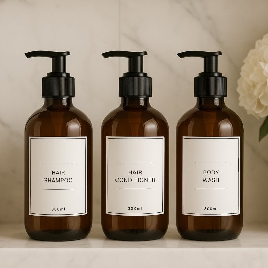 Set van 12 gepersonaliseerde waterdichte badkamerl sticker