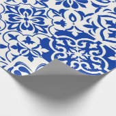 Set van 16 tegels Azulejos in blauw, wit. Originee Cadeaupapier (Hoek)