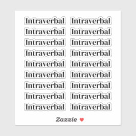 Set van 18 ABA-labels | Stickers voor autismethera