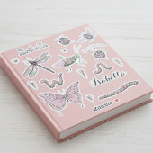 Set van 18 Blush Pink Sweet Little Critter Sticker