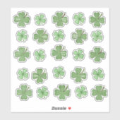 Set van 25 ongelofelijke Shamrock Vinyl-Stickers Sticker (Vel)
